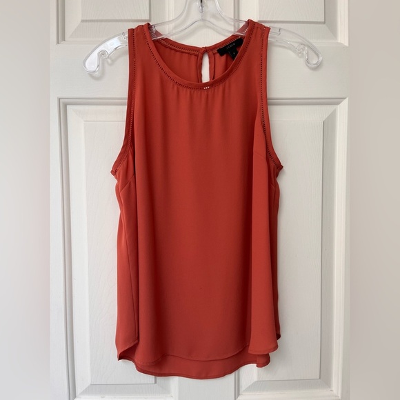 J. Crew Lattice Trim Sleeveless Top 6 - Picture 2 of 11